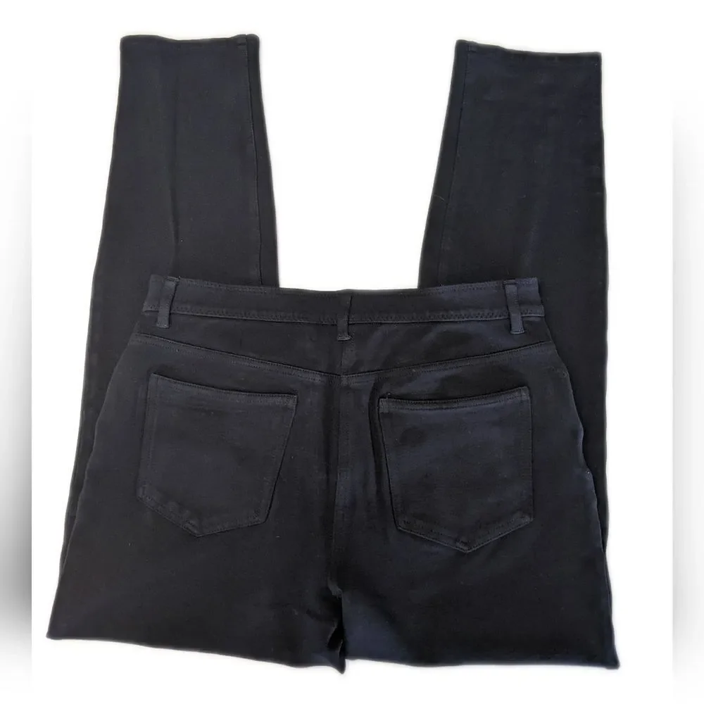 Chico's So Slimming very black rayon/nylon/spandex pull-on waist pants 0.5